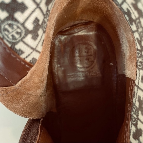 TORY BURCH Cognac Boots Size 7 - Picture 8 of 10
